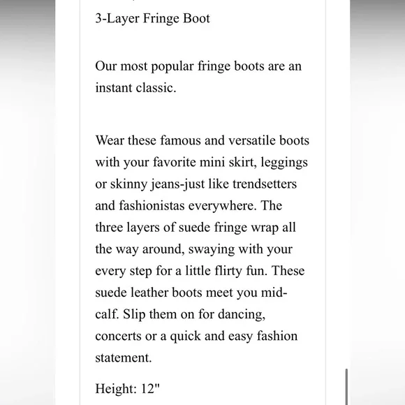 Minnetonka Over the Knee Fringe Boots - Taupe - Picture 6 of 7